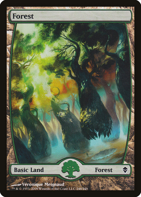 Forest (248) - Full Art [Zendikar] | Gear Gaming Bentonville