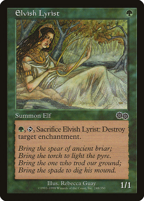 Elvish Lyrist [Urza's Saga] | Gear Gaming Bentonville