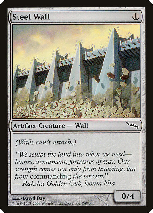 Steel Wall [Mirrodin] | Gear Gaming Bentonville