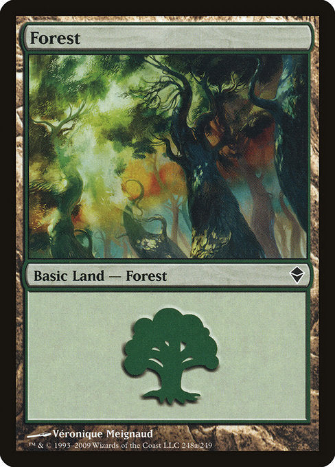 Forest (248a) [Zendikar] | Gear Gaming Bentonville