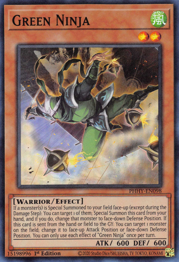 Green Ninja [PHHY-EN098] Super Rare | Gear Gaming Bentonville