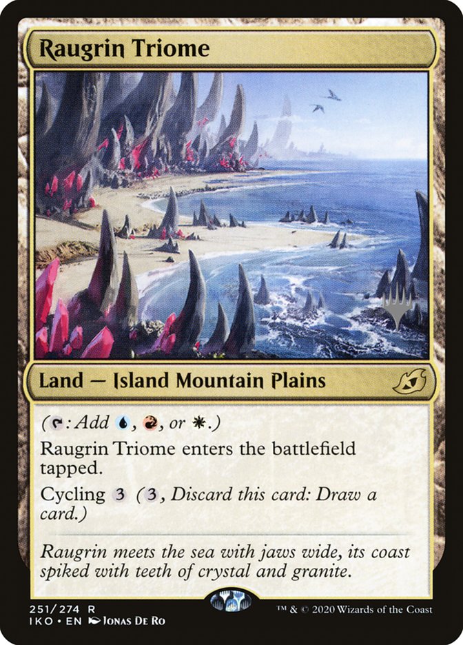 Raugrin Triome (Promo Pack) [Ikoria: Lair of Behemoths Promos] | Gear Gaming Bentonville