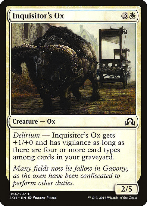 Inquisitor's Ox [Shadows over Innistrad] | Gear Gaming Bentonville