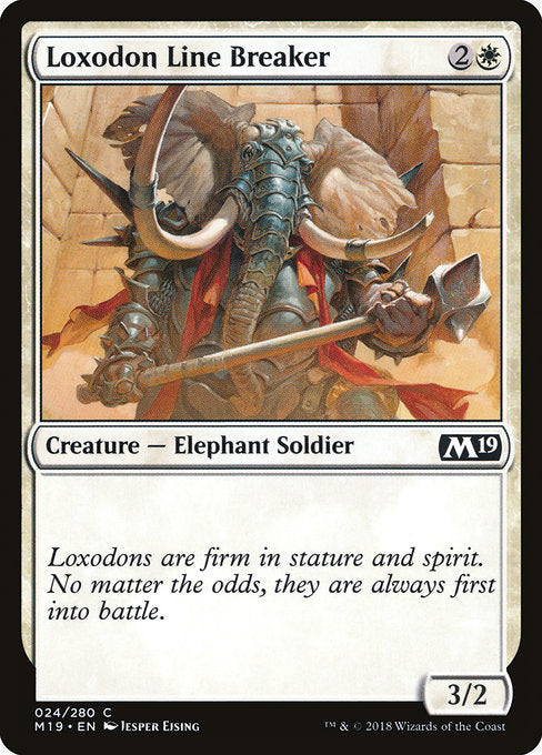 Loxodon Line Breaker [Core Set 2019] | Gear Gaming Bentonville