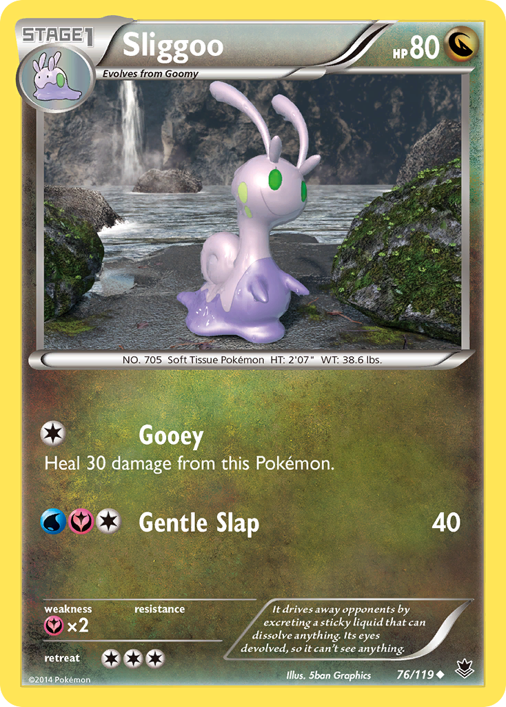 Sliggoo (76/119) [XY: Phantom Forces] | Gear Gaming Bentonville