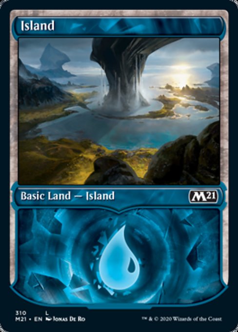 Island (Showcase) [Core Set 2021] | Gear Gaming Bentonville