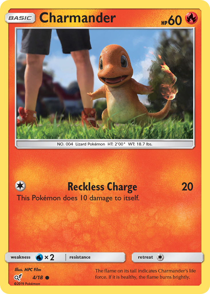 Charmander (4/18) [Sun & Moon: Detective Pikachu] | Gear Gaming Bentonville