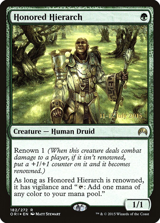 Honored Hierarch [Magic Origins Prerelease Promos] | Gear Gaming Bentonville