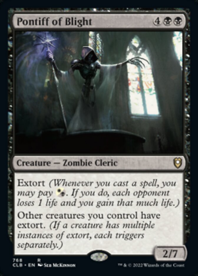 Pontiff of Blight [Commander Legends: Battle for Baldur's Gate] | Gear Gaming Bentonville