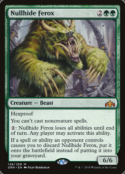 Nullhide Ferox [Guilds of Ravnica] | Gear Gaming Bentonville