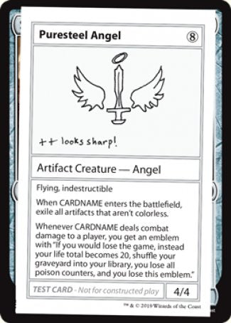 Puresteel Angel (2021 Edition) [Mystery Booster Playtest Cards] | Gear Gaming Bentonville