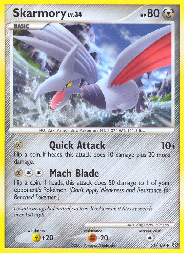 Skarmory (51/100) [Diamond & Pearl: Stormfront] | Gear Gaming Bentonville