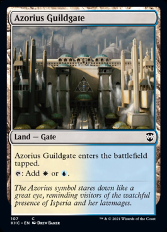 Azorius Guildgate [Kaldheim Commander] | Gear Gaming Bentonville