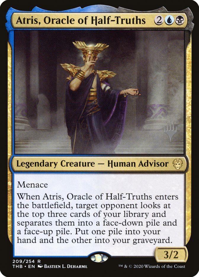 Atris, Oracle of Half-Truths (Promo Pack) [Theros Beyond Death Promos] | Gear Gaming Bentonville