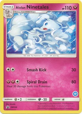 Alolan Ninetales (SM128) (Deck Exclusive #17) [Sun & Moon: Trainer Kit - Alolan Ninetales] | Gear Gaming Bentonville