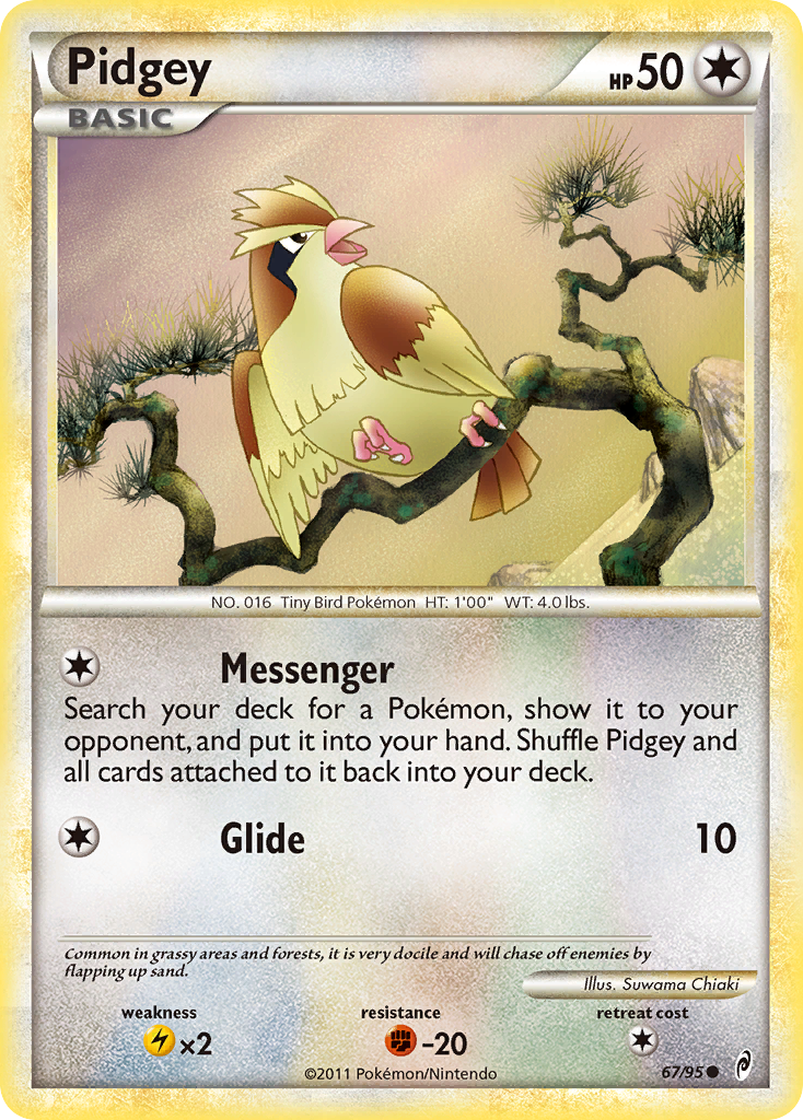 Pidgey (67/95) [HeartGold & SoulSilver: Call of Legends] | Gear Gaming Bentonville