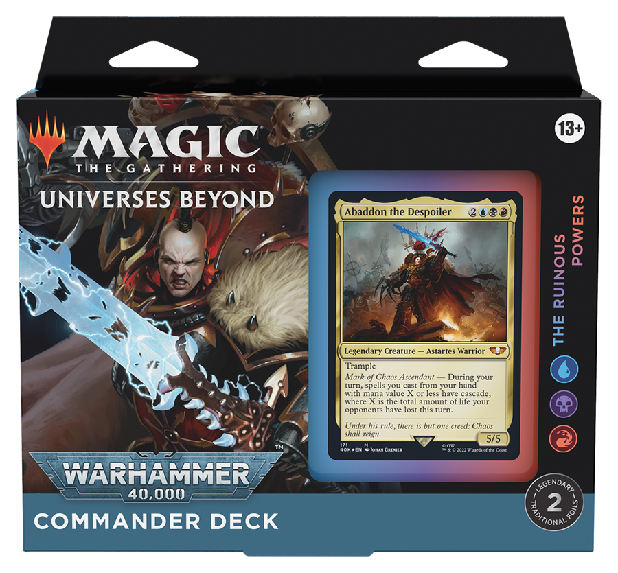 Universes Beyond: Warhammer 40,000 - Commander Deck (The Ruinous Powers) | Gear Gaming Bentonville