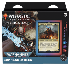 Universes Beyond: Warhammer 40,000 - Commander Deck (The Ruinous Powers) | Gear Gaming Bentonville