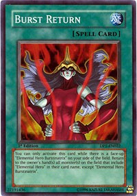 Burst Return [Duelist Pack 1: Jaden Yuki] [DP1-EN022] | Gear Gaming Bentonville