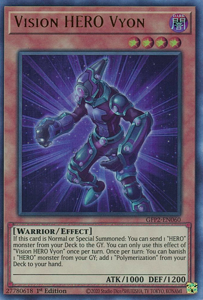 Vision HERO Vyon [GFP2-EN060] Ultra Rare | Gear Gaming Bentonville