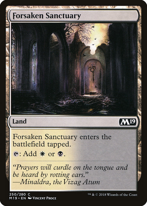 Forsaken Sanctuary [Core Set 2019] | Gear Gaming Bentonville