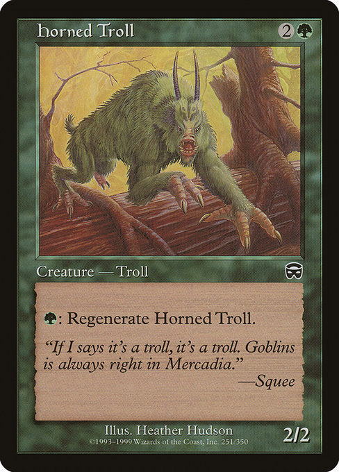 Horned Troll [Mercadian Masques] | Gear Gaming Bentonville