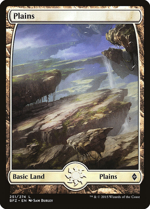 Plains (251) - Full Art [Battle for Zendikar] | Gear Gaming Bentonville