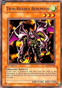 Twin-Headed Behemoth [Structure Deck: Dragon's Roar] [SD1-EN004] | Gear Gaming Bentonville
