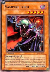 Vampire Lord [Structure Deck: Zombie Madness] [SD2-EN003] | Gear Gaming Bentonville