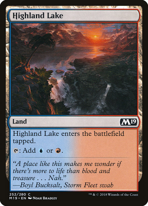 Highland Lake [Core Set 2019] | Gear Gaming Bentonville