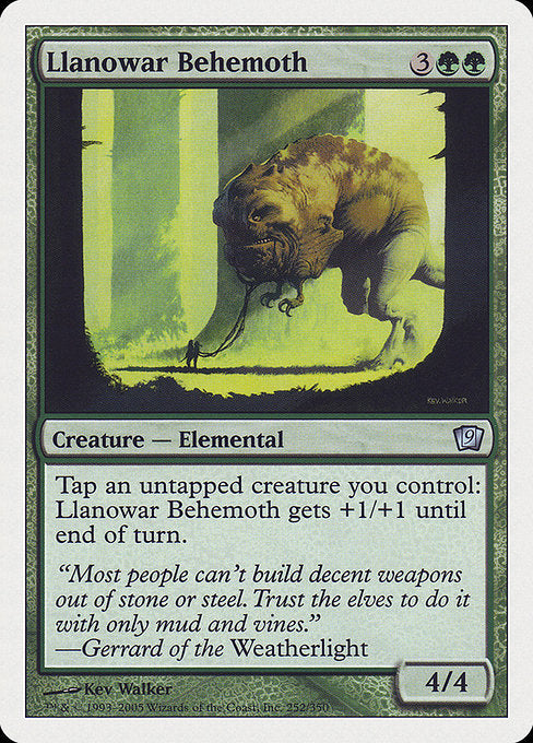 Llanowar Behemoth [9th Edition] | Gear Gaming Bentonville