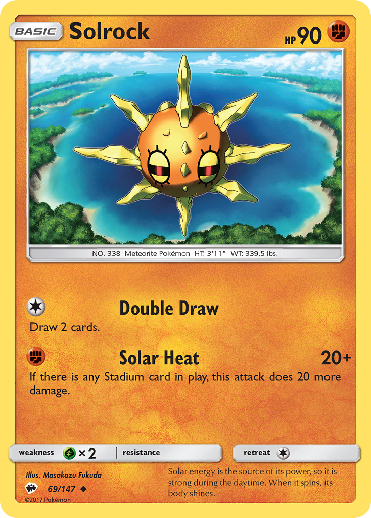 Solrock (69/147) [Sun & Moon: Burning Shadows] | Gear Gaming Bentonville