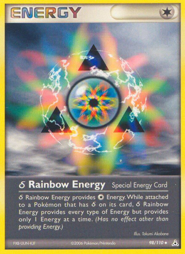 Rainbow Energy (98/110) (Delta Species) [EX: Holon Phantoms] | Gear Gaming Bentonville