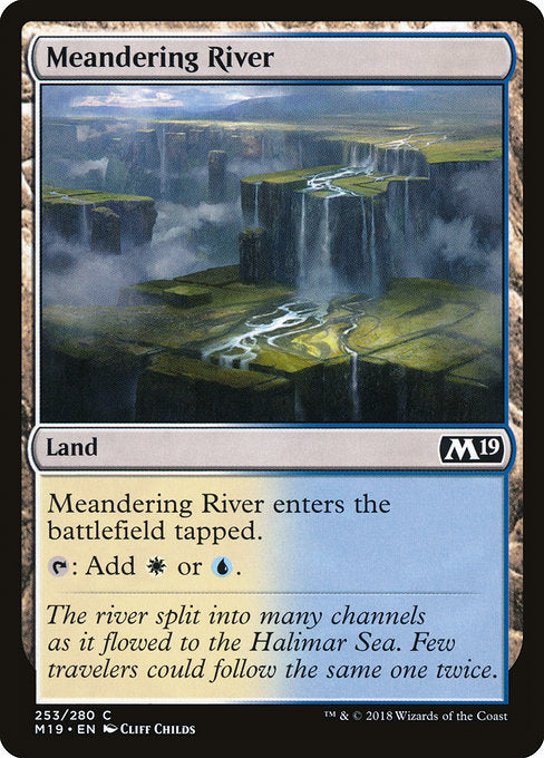 Meandering River [Core Set 2019] | Gear Gaming Bentonville