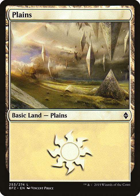 Plains (253) [Battle for Zendikar] | Gear Gaming Bentonville