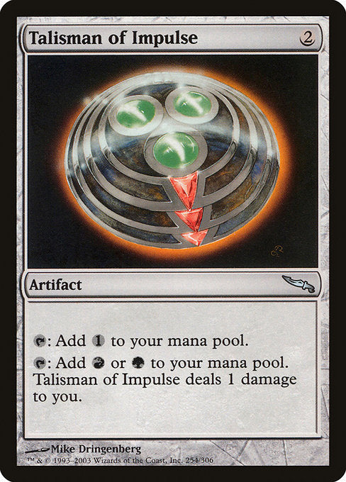 Talisman of Impulse [Mirrodin] | Gear Gaming Bentonville