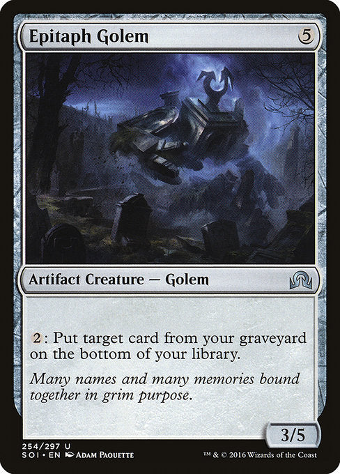 Epitaph Golem [Shadows over Innistrad] | Gear Gaming Bentonville