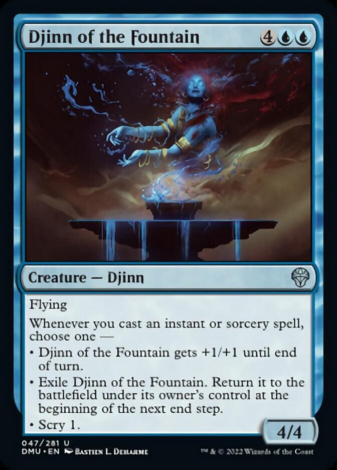 Djinn of the Fountain [Dominaria United] | Gear Gaming Bentonville