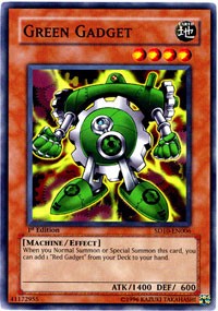 Green Gadget [Structure Deck: Machine Re-Volt] [SD10-EN006] | Gear Gaming Bentonville