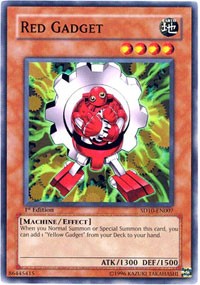 Red Gadget [Structure Deck: Machine Re-Volt] [SD10-EN007] | Gear Gaming Bentonville