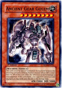 Ancient Gear Golem [Structure Deck: Machine Re-Volt] [SD10-EN012] | Gear Gaming Bentonville