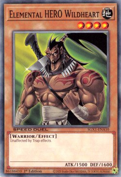 Elemental HERO Wildheart [SGX1-ENA10] Common | Gear Gaming Bentonville