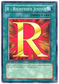 R - Righteous Justice [Duelist Pack 3: Jaden Yuki 2] [DP03-EN018] | Gear Gaming Bentonville
