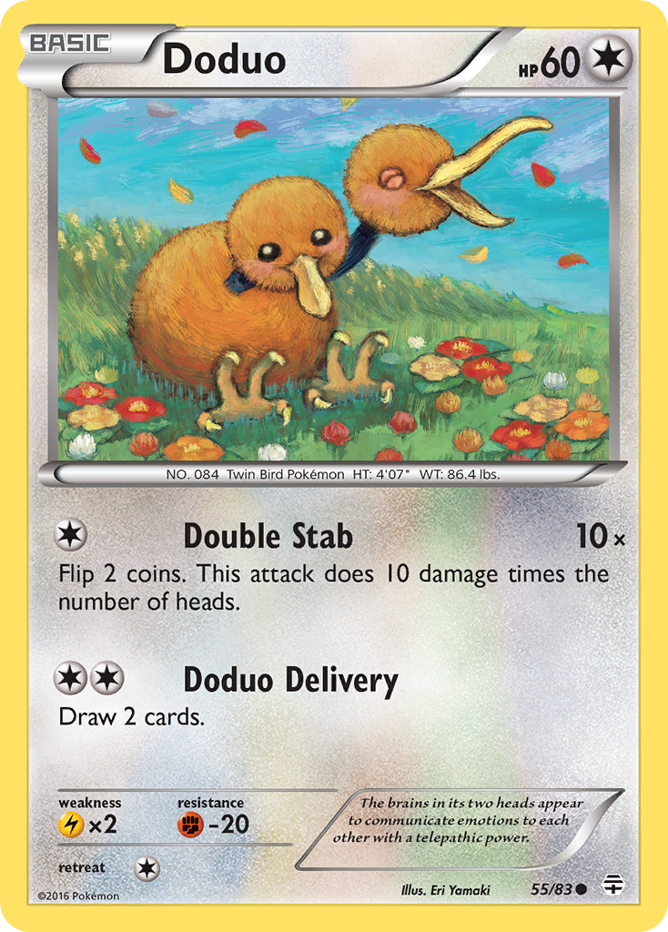 Doduo (55/83) [XY: Generations] | Gear Gaming Bentonville