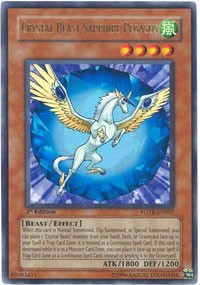 Crystal Beast Sapphire Pegasus [Force of the Breaker] [FOTB-EN007] | Gear Gaming Bentonville