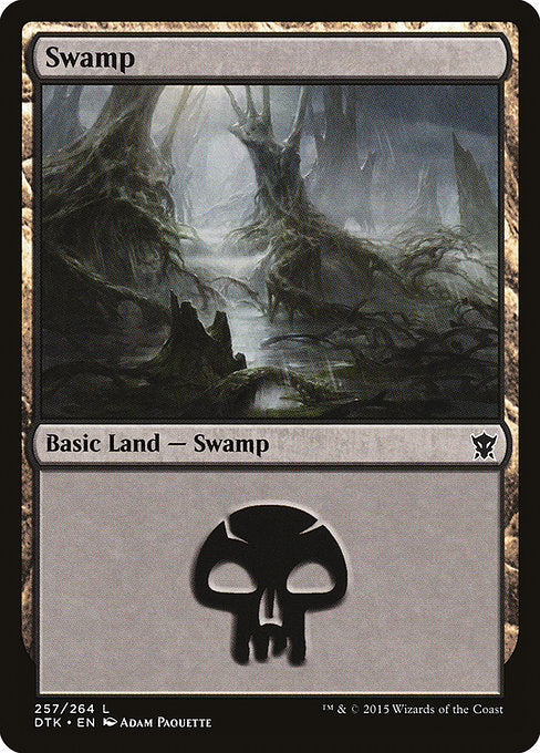 Swamp (257) [Dragons of Tarkir] | Gear Gaming Bentonville