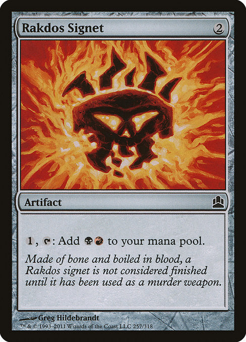 Rakdos Signet [Commander] | Gear Gaming Bentonville