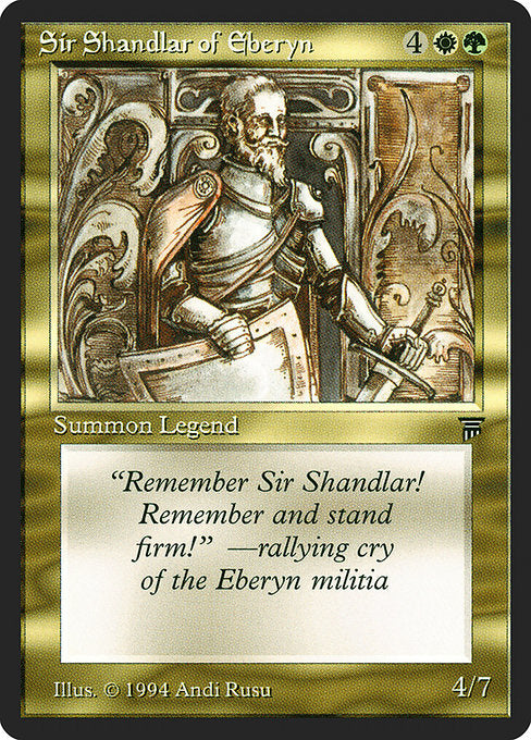 Sir Shandlar of Eberyn [Legends] | Gear Gaming Bentonville