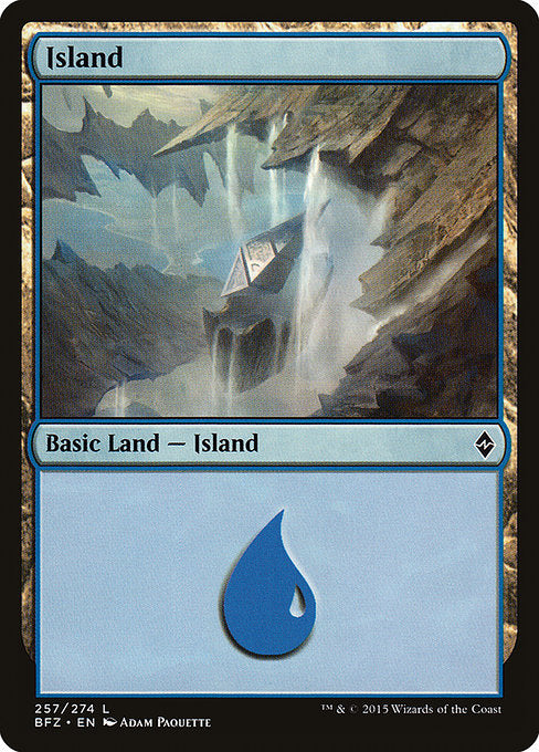 Island (257) [Battle for Zendikar] | Gear Gaming Bentonville