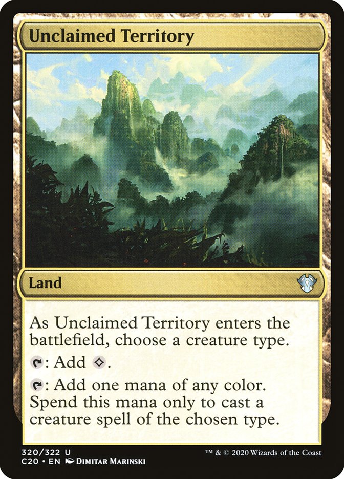 Unclaimed Territory [Commander 2020] | Gear Gaming Bentonville